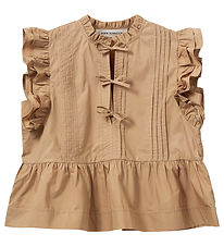 Sofie Schnoor Top - Juliettesy - Camel